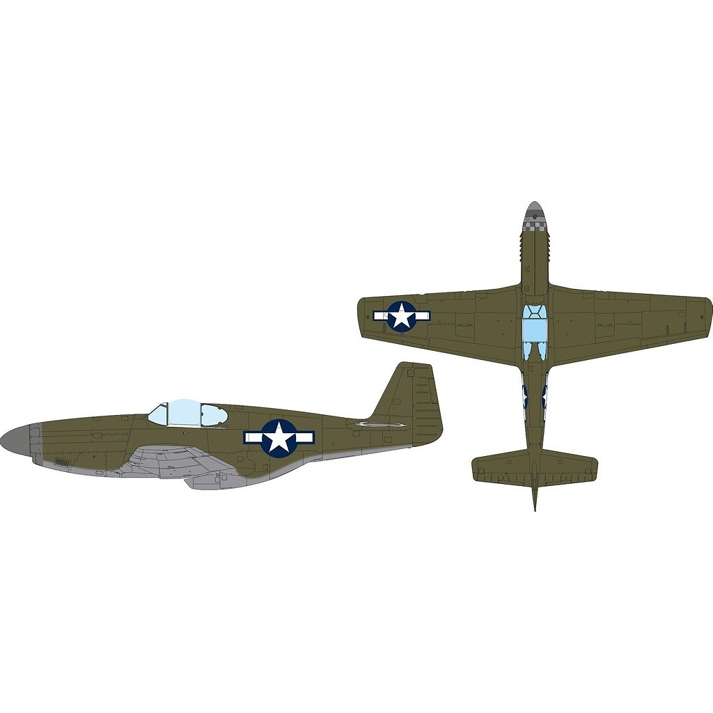 【新製品】JX353 1/32 ノースアメリカン P-51B マスタング 国籍マーク塗装マスクシール(エデュアルド用)