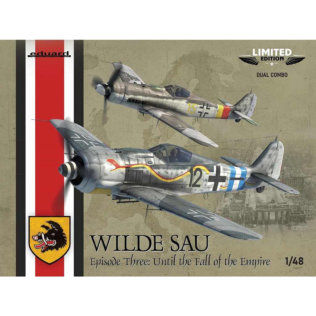 【新製品】11199 1/48 ヴィルデザウ エピソード3:第三帝国の崩壊前 フォッケウルフ Fw190A-8 & Fw190D-9デュアルコンボ リミテッドエディション