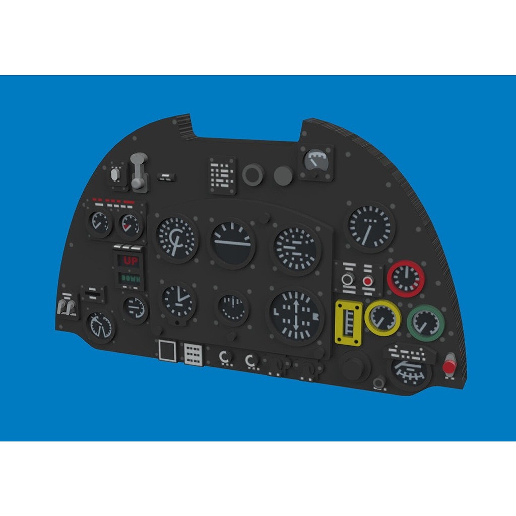 【新製品】ルック644348 1/48 スーパーマリン スピットファイア Mk.IXe 「ルック」計器盤(エアフィックス用)