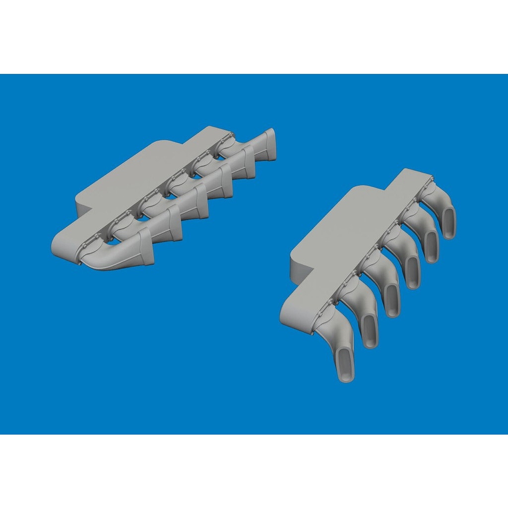 【新製品】ブラッシン6481208 1/48 スーパーマリン スピットファイア Mk.IX フィシュテール排気管(エアフィックス用)