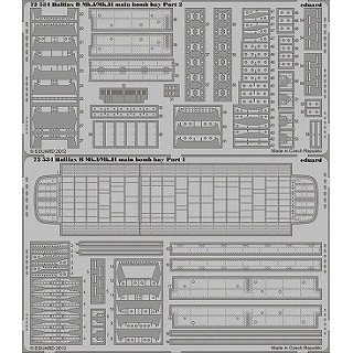 【新製品】[8591437725342] 72534)ハリファックスB Mk.I/Mk.II 胴体爆弾庫