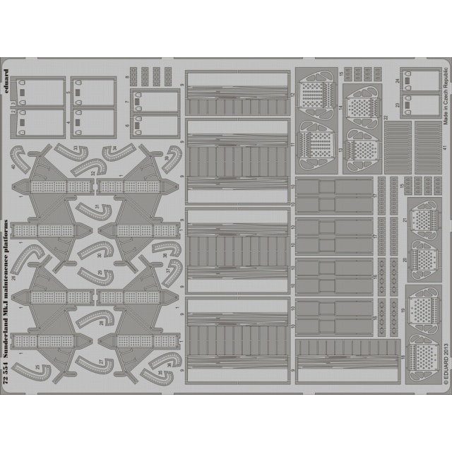 【新製品】[8591437725540] 72554)サンダーランド Mk.I 整備用脚立