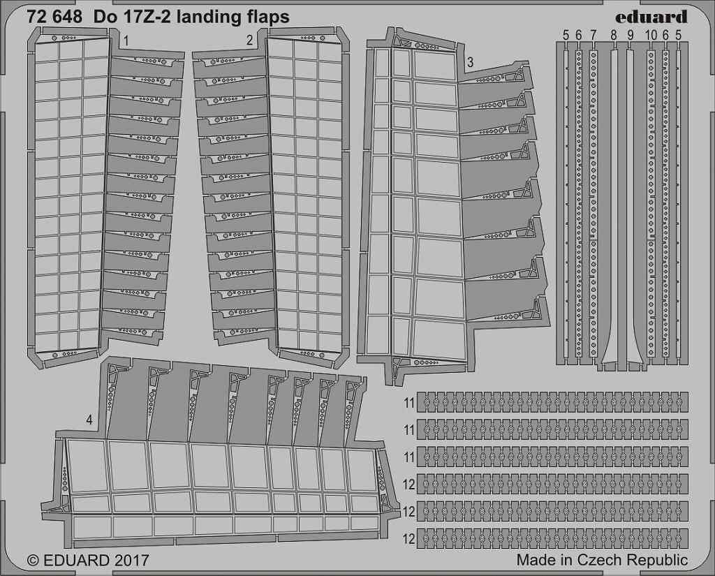 【新製品】72648)ドルニエ Do17Z-2 フラップ