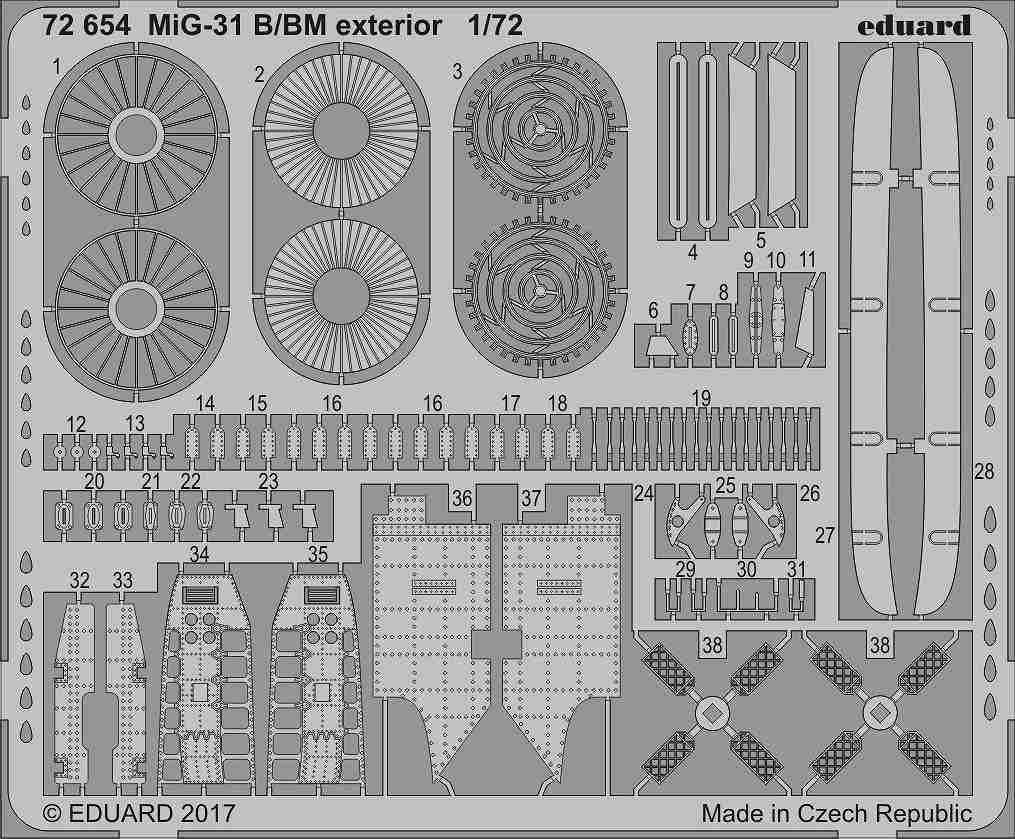 【新製品】72654)MiG-31B/BM フォックスハウンド