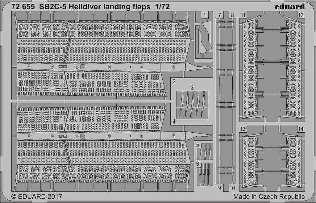 【新製品】72655)SB2C-5 ヘルダイバー ランディングフラップ