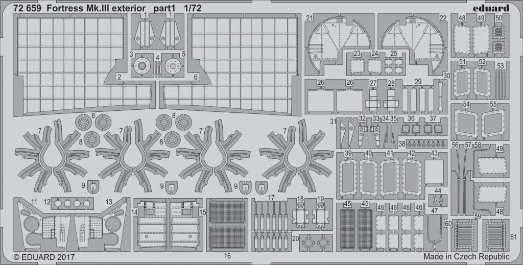 【新製品】72659)ボーイング フォートレス Mk.III 外装