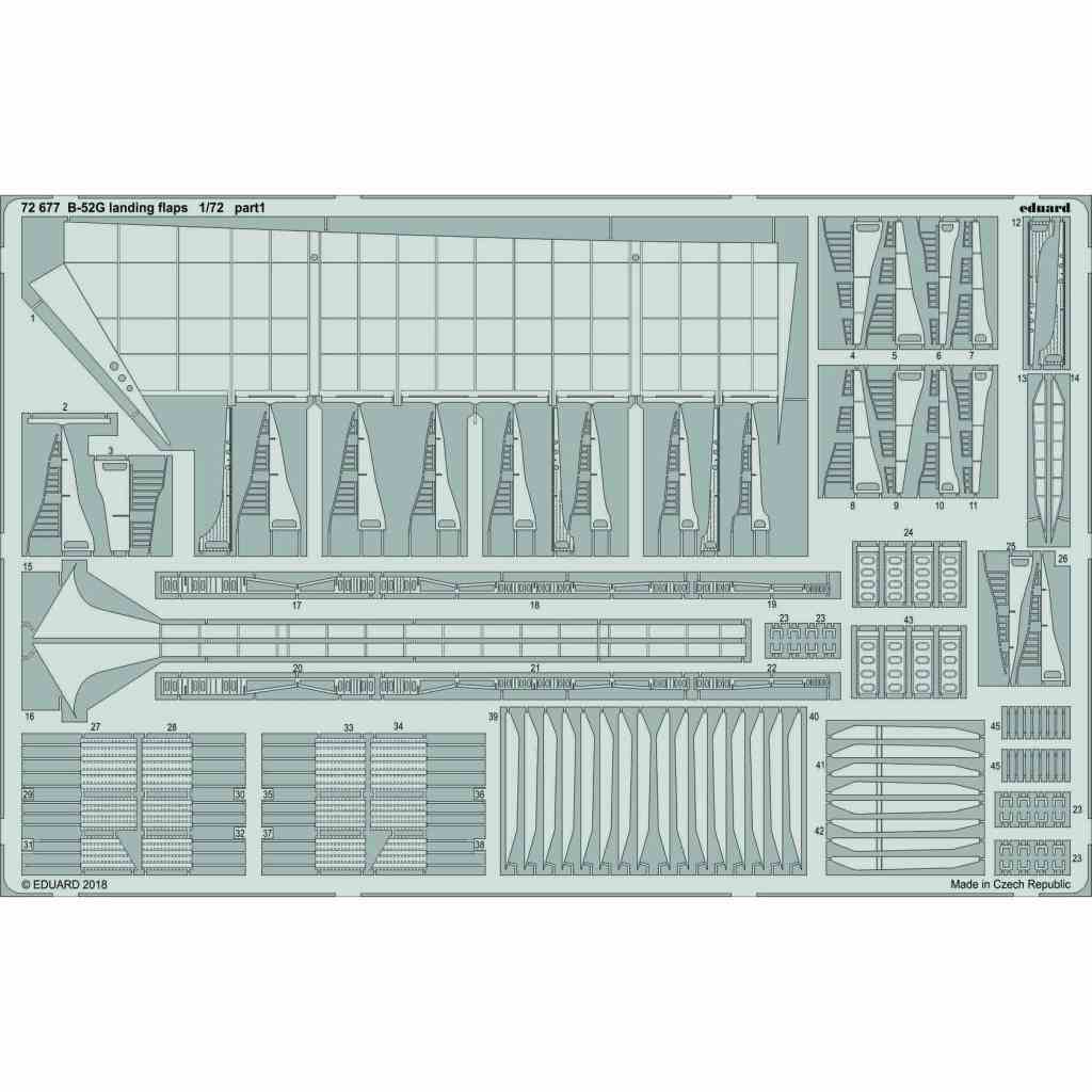 【新製品】72677 B-52G ランディングフラップ