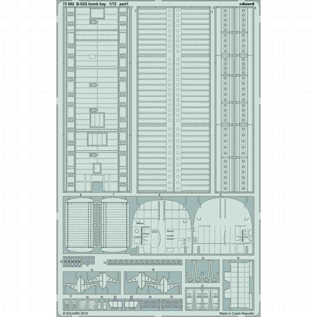 【新製品】72682 ボーイング B-52G ストラトフォートレス 爆弾槽