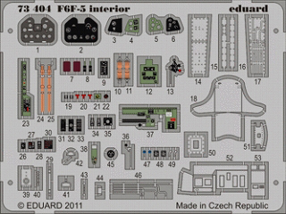 【新製品】[8591437734047] 73404)塗装済 F6F-5 ヘルキャット 内/外装