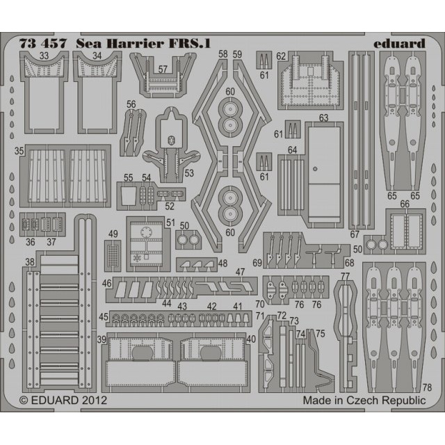 【新製品】[8591437734573] 73457)塗装済 シーハリアー FRS.1 内/外装