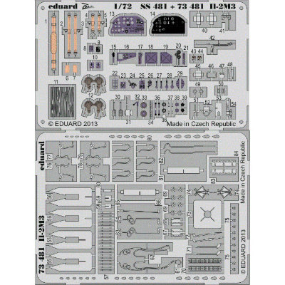 【新製品】[8591437734818] 73481)塗装済 IL-2M3 シュトルモビク 内/外装