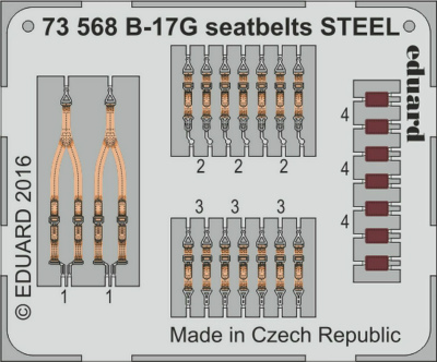 【新製品】73568)塗装済 B-17G シートベルト