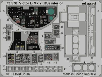 【新製品】73578)塗装済 ハンドレページ ヴィクター B Mk.2 内装