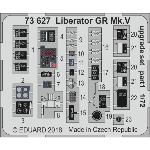 【新製品】73627 塗装済 リベレーター GR Mk.V アップグレードセット