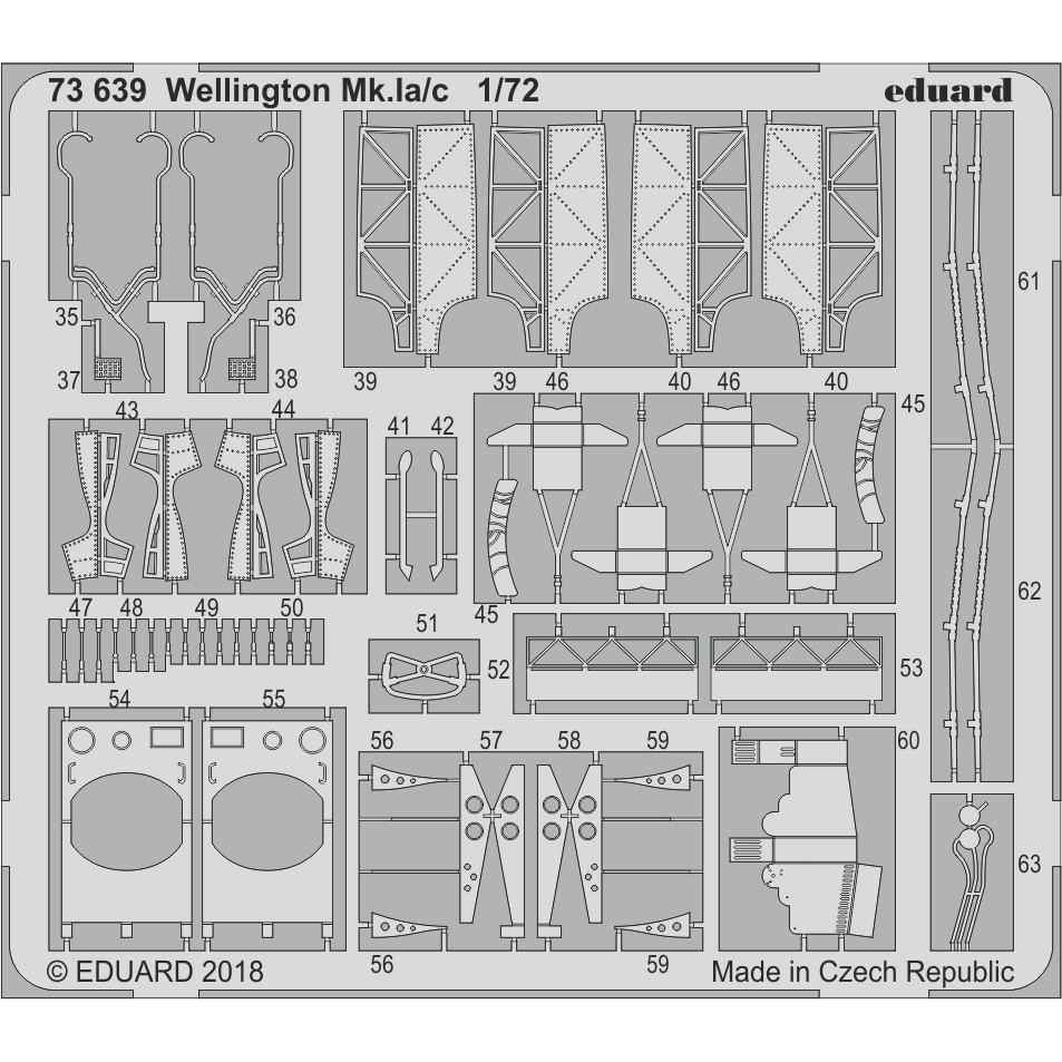 【新製品】73639 塗装済 ビッカース ウェリントン Mk.IA/C