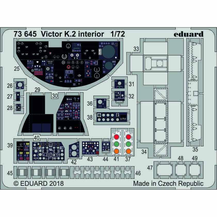 【新製品】73645 塗装済 ハンドレページ ヴィクターK.2 内装