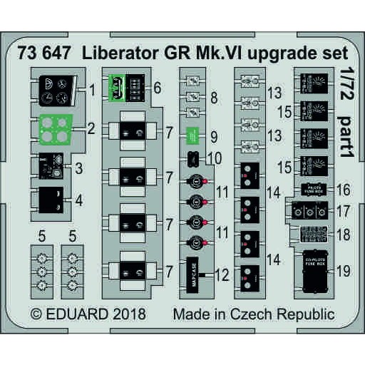 【新製品】73647 塗装済 リベレーターGR Mk.VI アップグレードセット