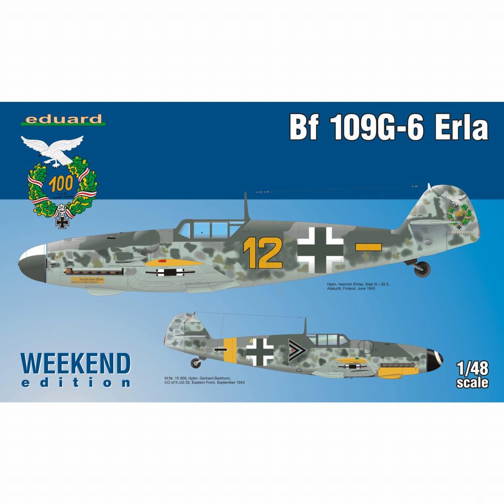 【新製品】84142)メッサーシュミット Bf109G-6 エルラ ウィークエンドエディション