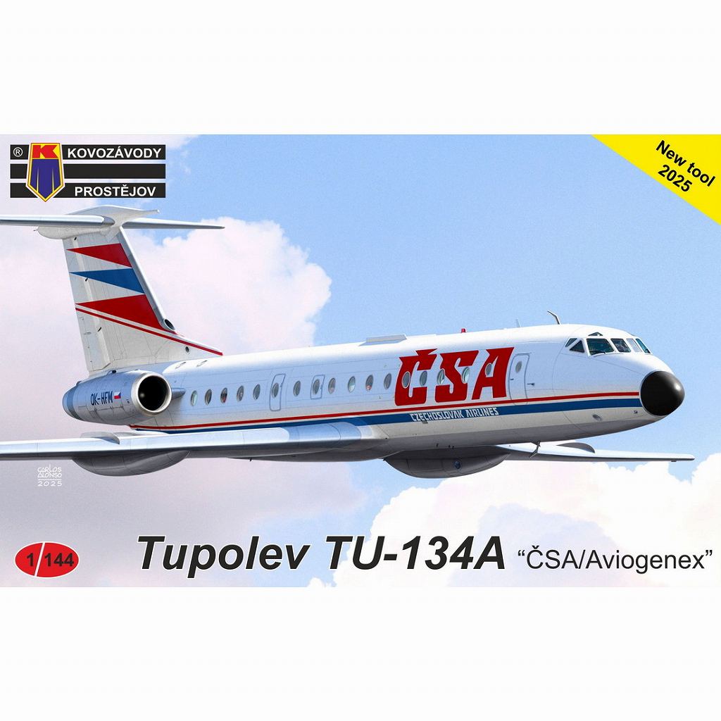 【新製品】KPM14410 1/144 Tu-134A 旅客機