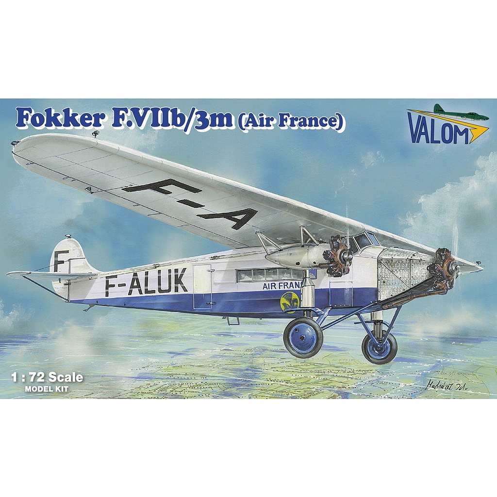 【新製品】72171 1/72 フォッカー F.VIIb/3m エールフランス