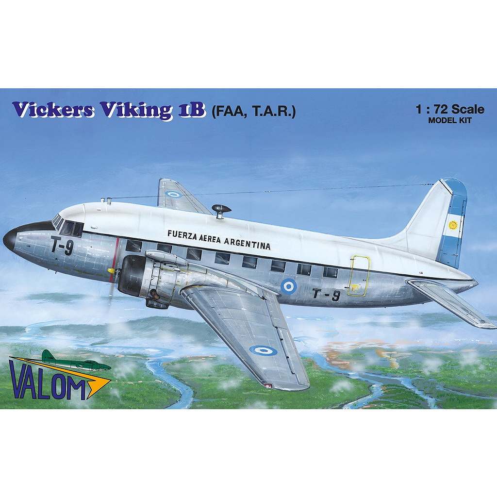 【新製品】72174 1/72 ビッカース ヴァイキング 1B フランスTAR航空、アルゼンチン空軍