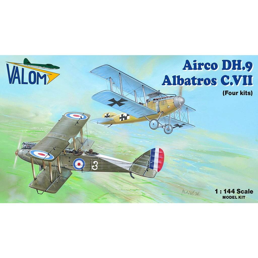 【新製品】14455 1/144 ブレゲー14 vs. LVG C.VI クアトロコンボ (4キット入)