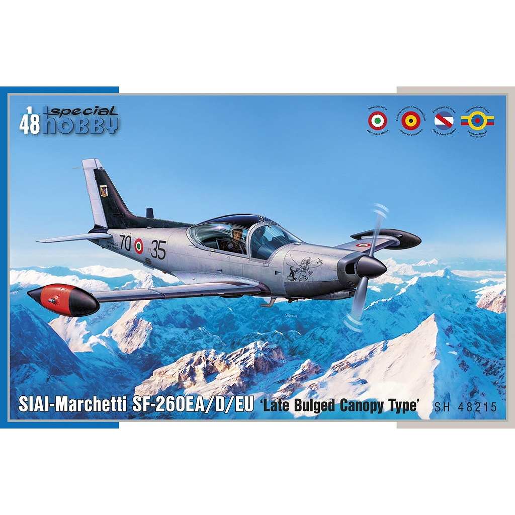 【新製品】48215 1/48 SF-260EA/D/EU後期セミバブルキャノピー