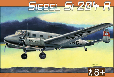 【新製品】0929)ジーベル Ｓｉ204Ａ 双発輸送機 ドイツ航空＆空軍