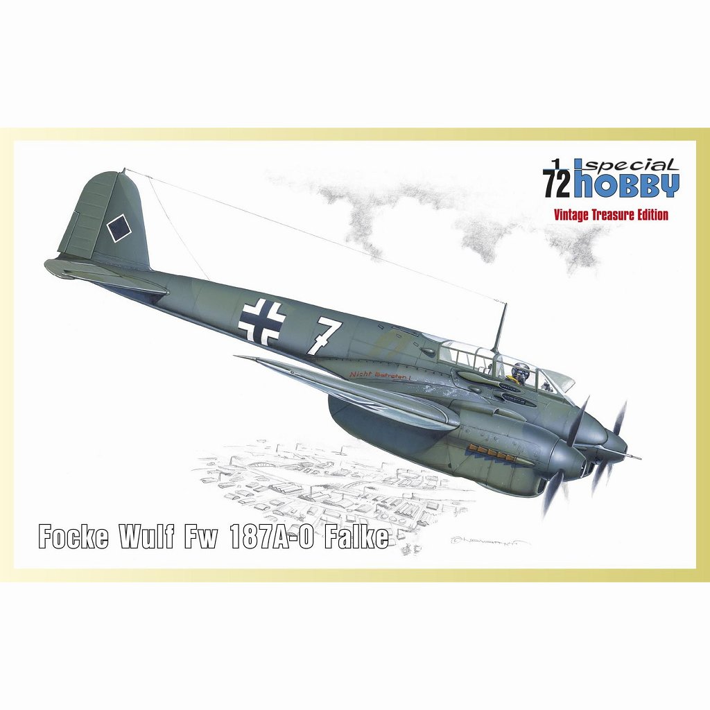 【新製品】VT72002 1/72 フォッケウルフ Fw187A-0 ファルケリミテッドエディション