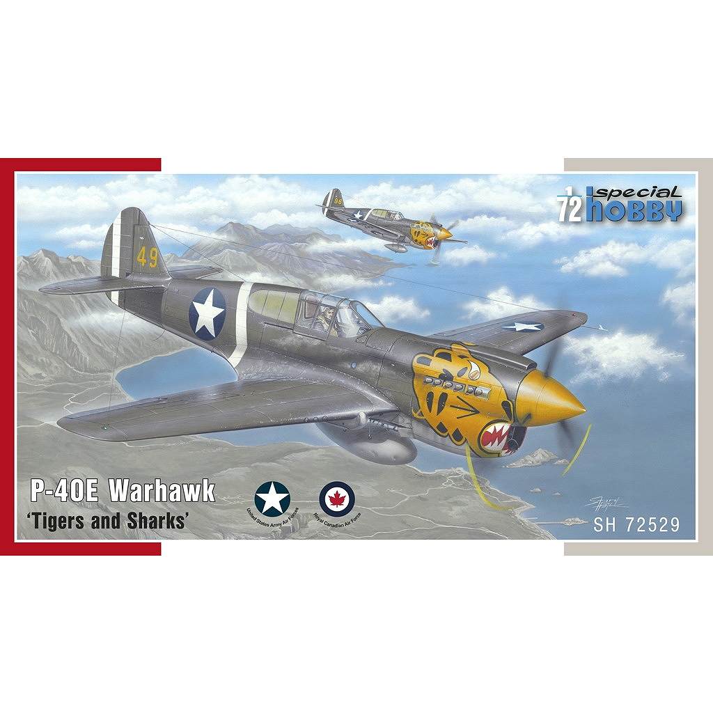 【新製品】72529 1/72 P-40E ウォーホーク