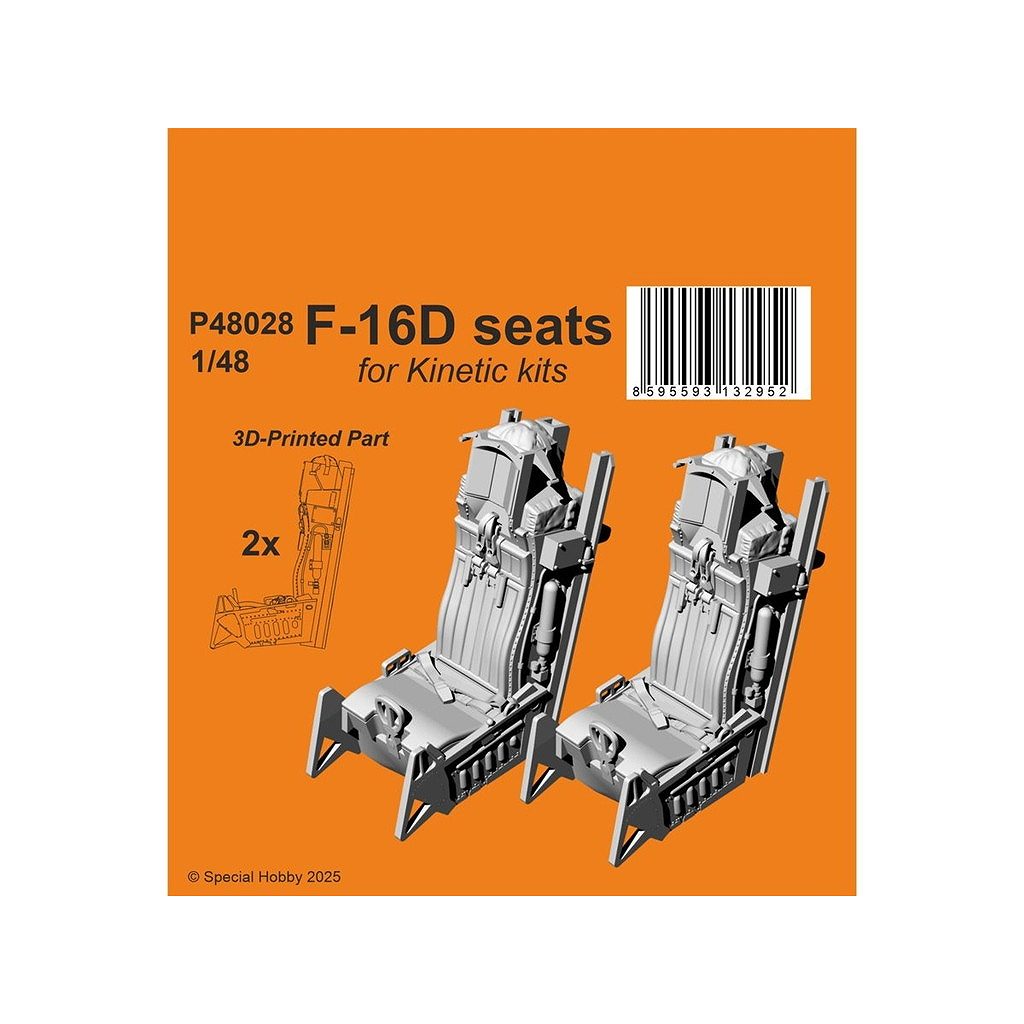 【新製品】P48028 1/48 F-16D ACESII 射出座席 (2個入)(キネティック用)