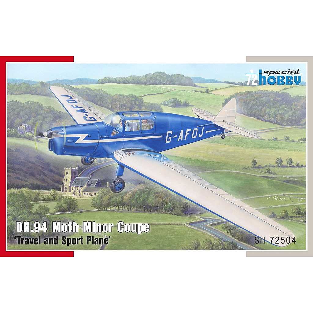 【新製品】SH72504 1/72 デ・ハビランド DH.94 モス・マイナー・クーペ 軽スポーツ機