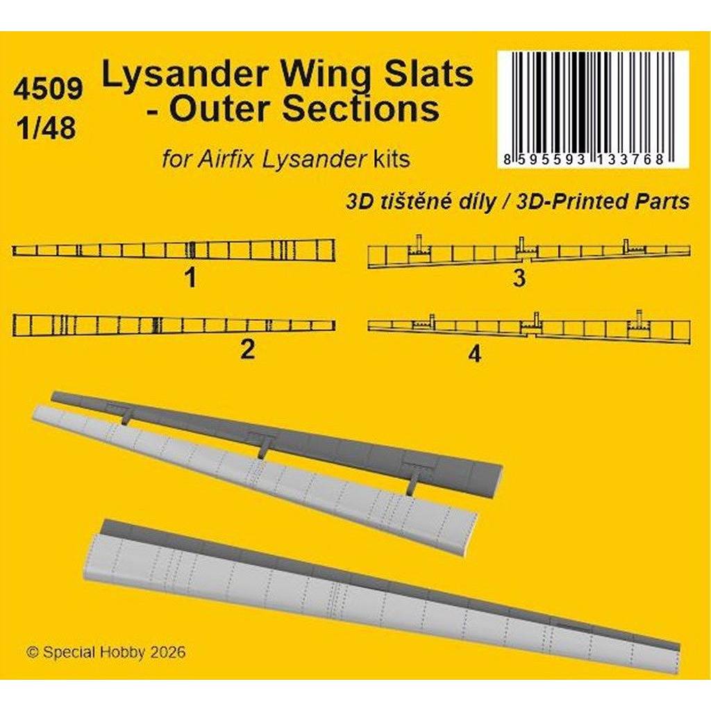 【新製品】4509 1/48 ウェストランド ライサンダー 主翼スラット (外側) (エアフィックス用)