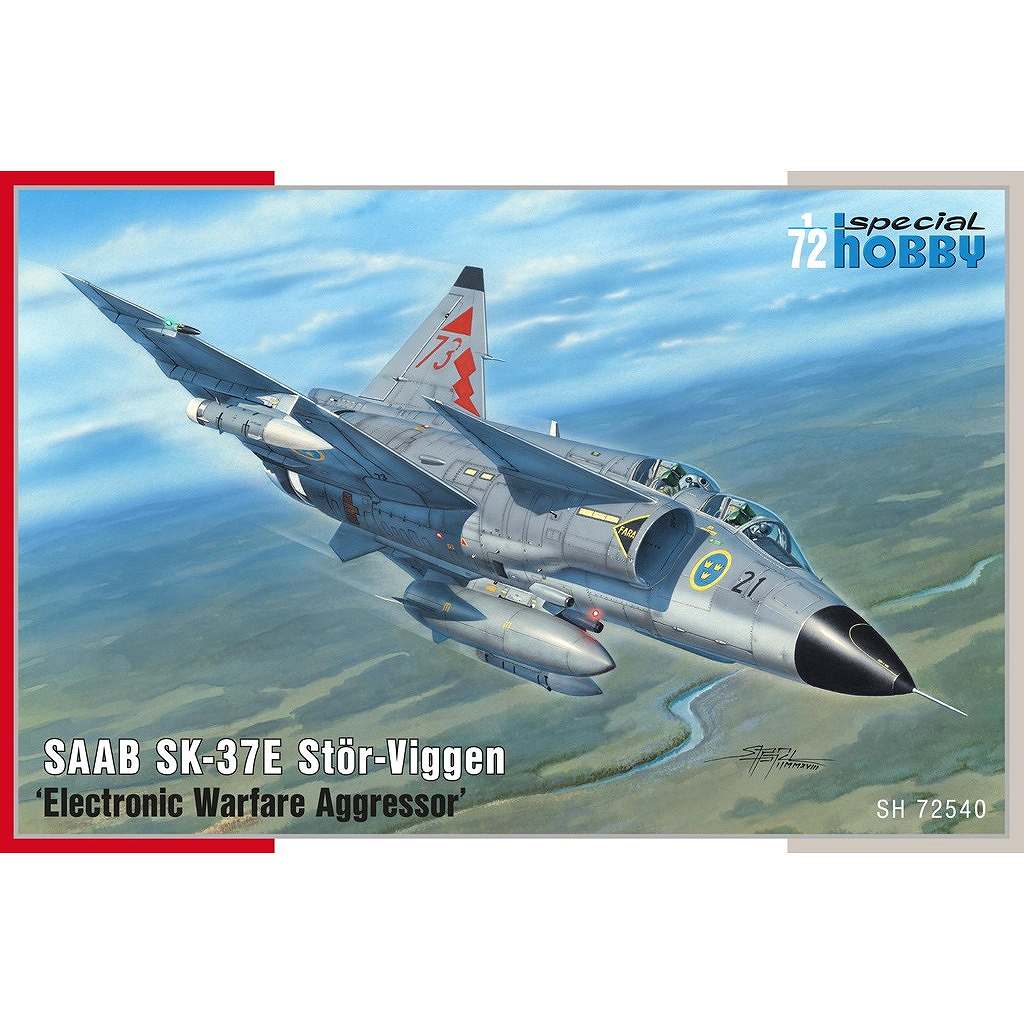 【新製品】SH72540 1/72 サーブ SK-37E 電子戦訓練型
