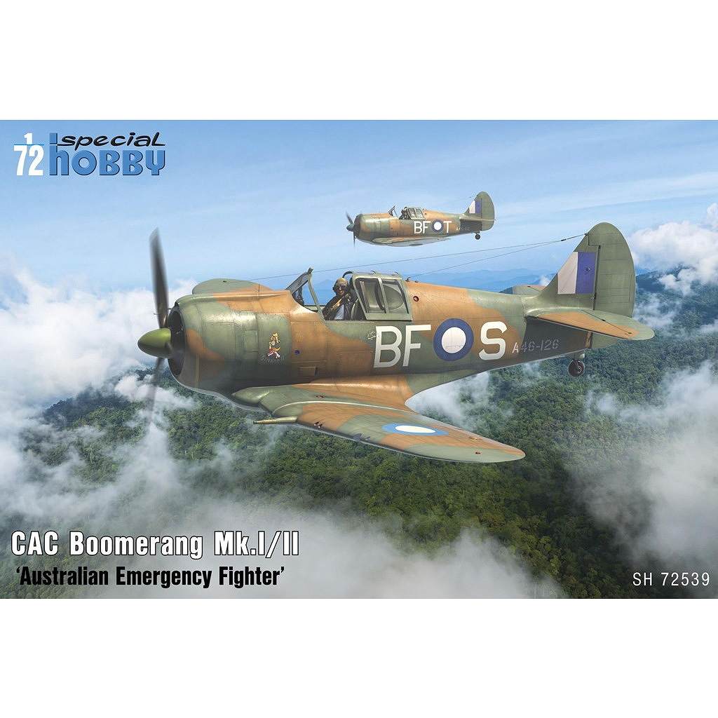 【新製品】SH72539 1/72 CAC ブーメラン MK.I/II