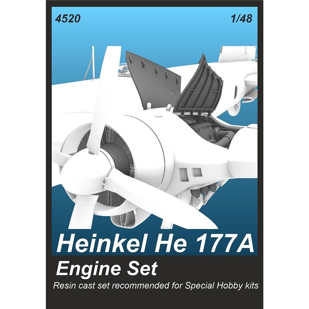 【新製品】4520 1/48 He177A グライフ エンジンベイ (スペシャルホビー用)