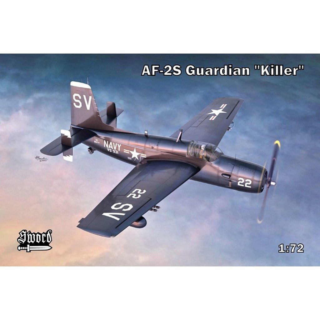 【新製品】SW72163 1/72 グラマン AF-2S ガーディアン 対潜攻撃機 