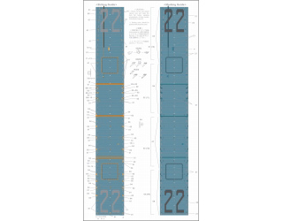 【再入荷】35011WD1 アメリカ海軍 航空母艦 CVL-22 インディペンデンス 1943用 木製甲板