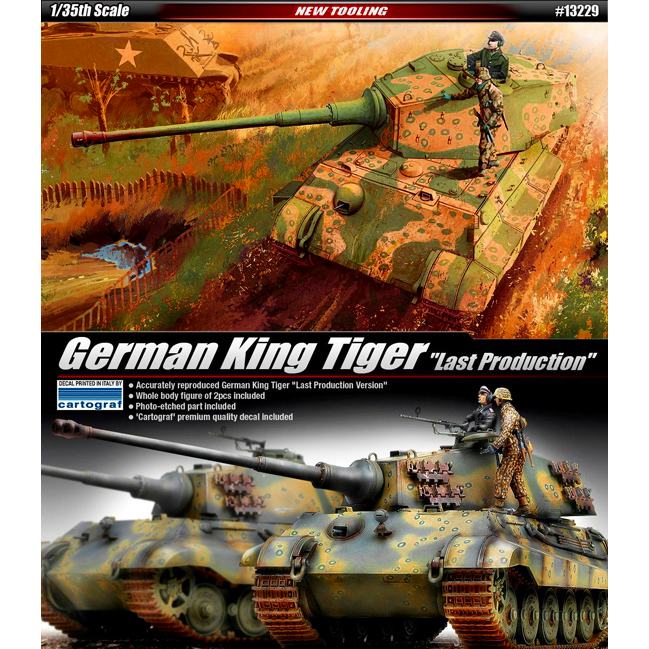 【新製品】[8809258921387] 13229)ドイツ重戦車 キングタイガー 最後期型