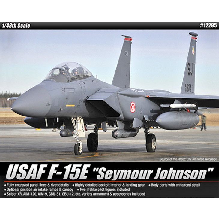【再入荷】12295 1/48 F-15E ストライクイーグル シーモア・ジョンソン