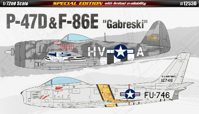 【再入荷】12530 P-47D & F-86E カブレスキー