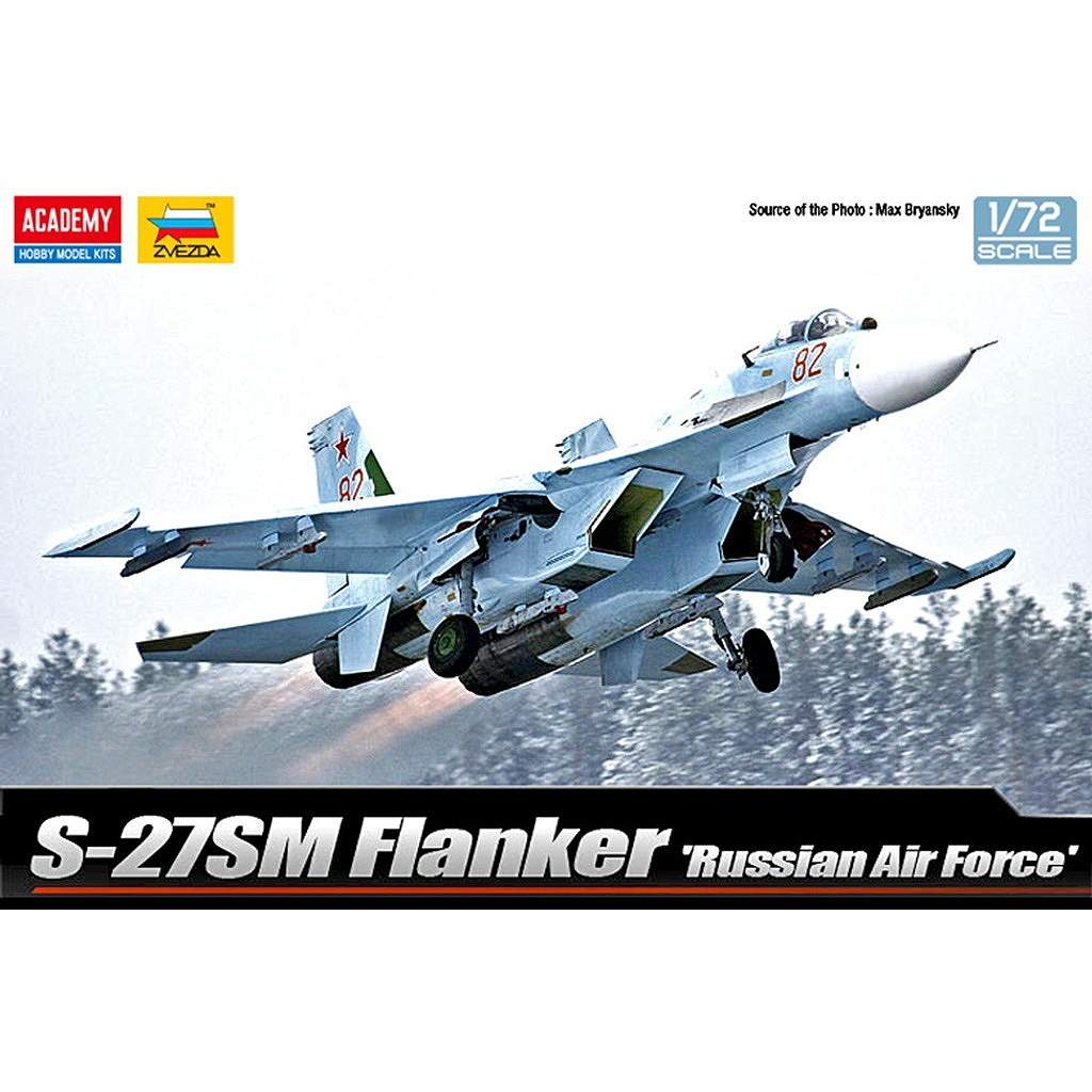 【新製品】12524 1/72 ロシア空軍 スホーイ Su-27SM フランカー