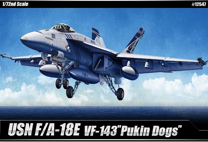 【新製品】12547)アメリカ海兵隊 F/A-18E スーパーホーネット VF-143 ピューキンドッグス