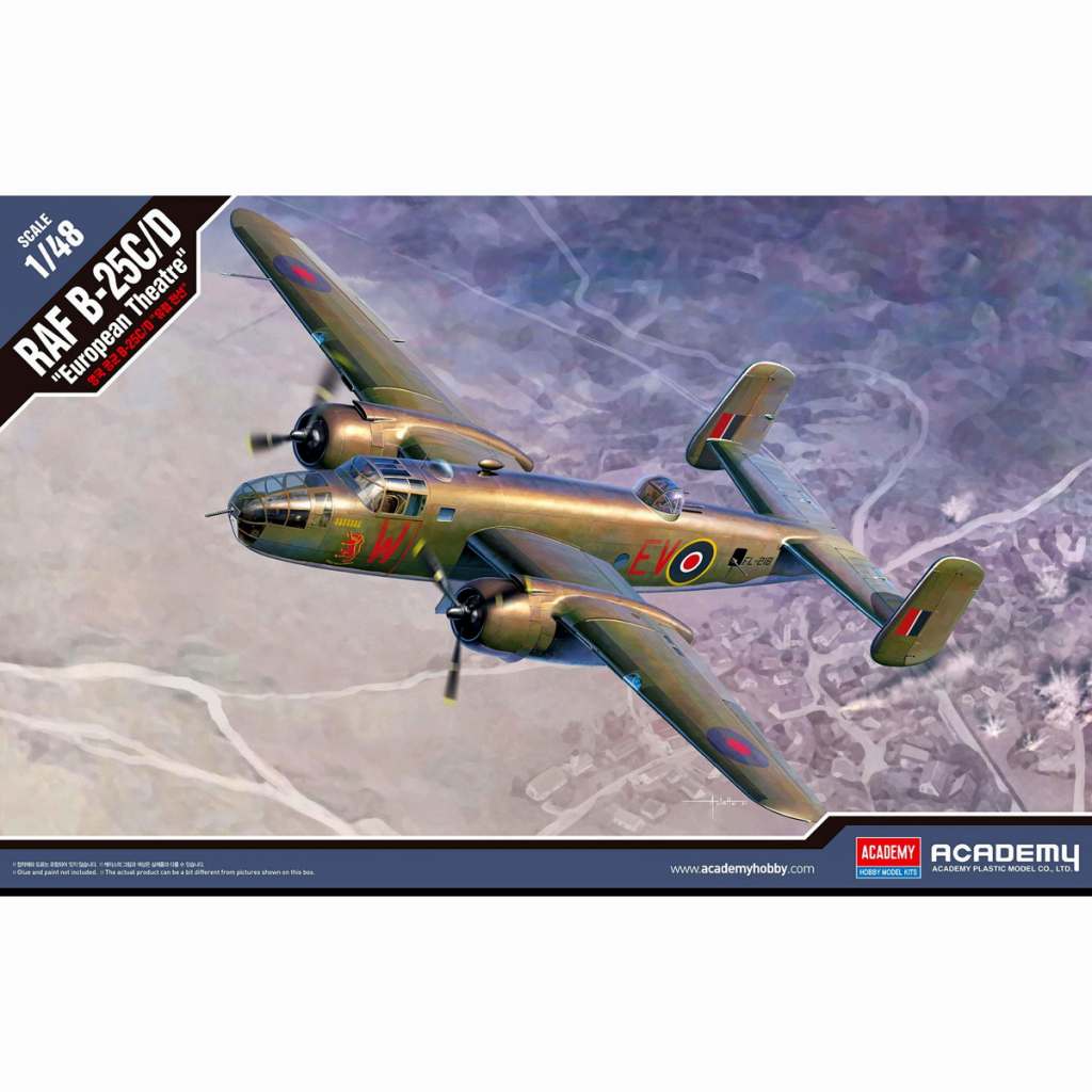 【再入荷】12339 1/48 B-25C/D 