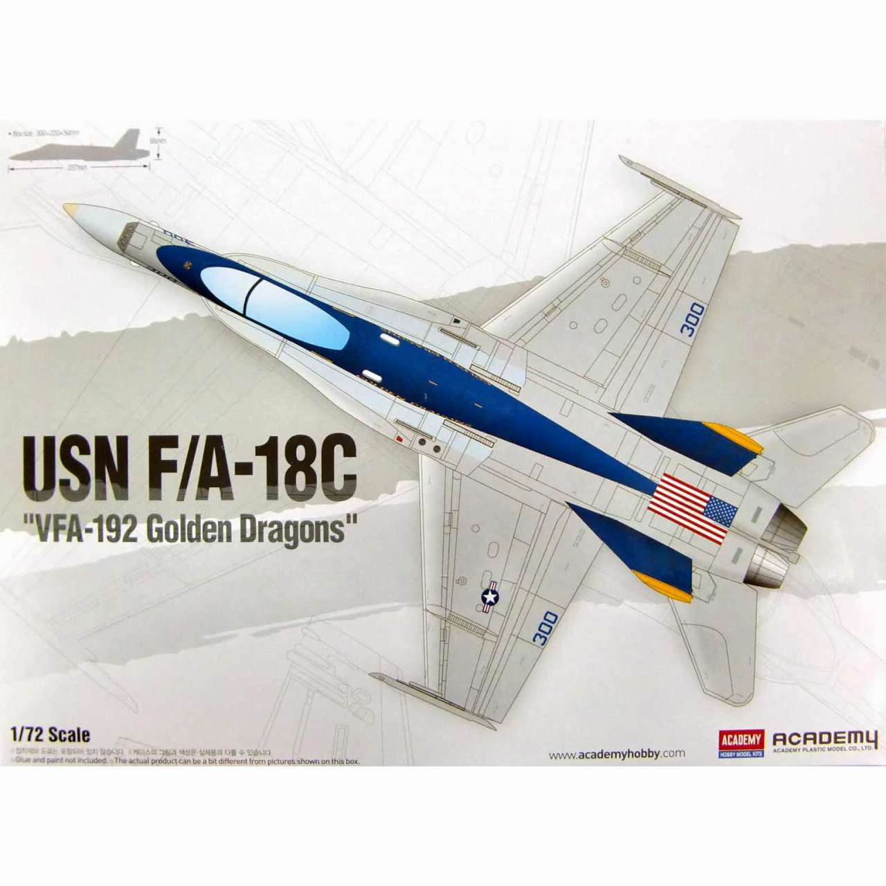 【新製品】12564 アメリカ海軍 F/A-18C ホーネット VFA-192 ゴールデンドラゴンズ