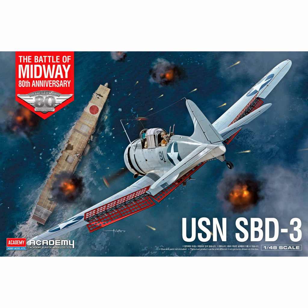 【再入荷】12345 1/48 SBD-3 ドーントレス ミッドウェイ作戦