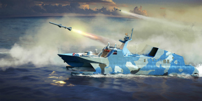 【新製品】00108)中国人民解放軍 海軍 022型 ミサイル艇