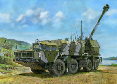 【新製品】01036)ロシア連邦軍 A-222 130mm自走沿岸砲 ヴェーリク