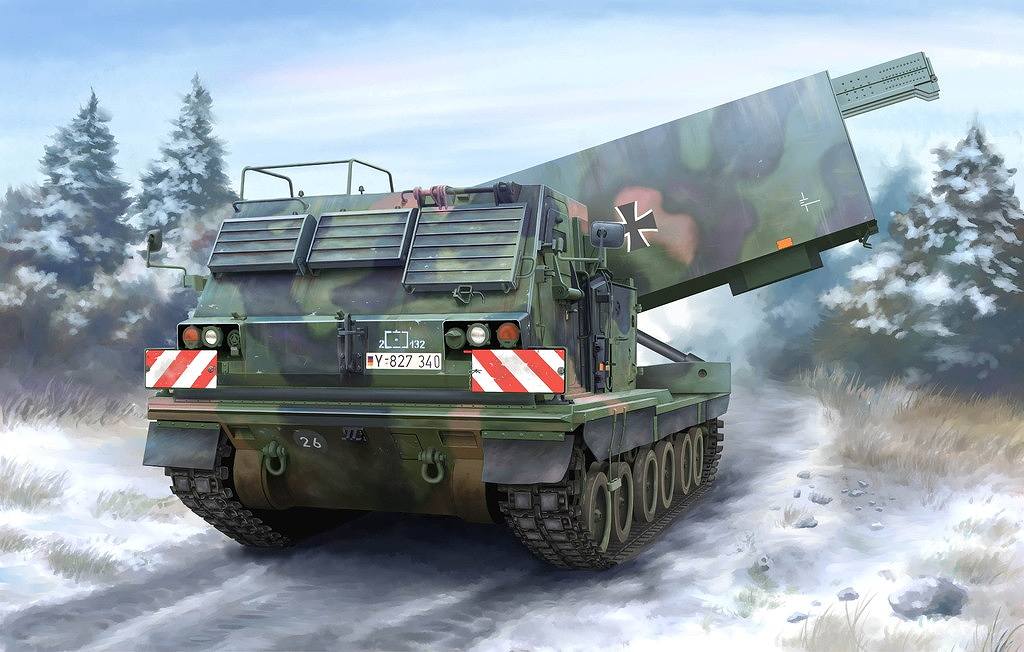 【新製品】01046)ドイツ陸軍 MLRS 多連装ロケットシステム