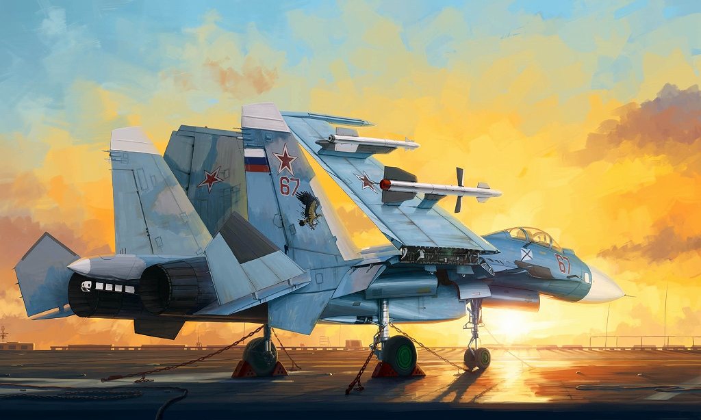 【新製品】01678)Su-33 フランカーD/航空母艦フライトデッキ